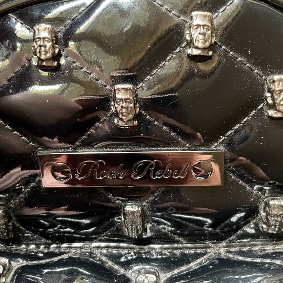 Metallic Quilted Backpack - Picture 4 of 5